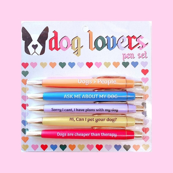 Dog Lovers pen set