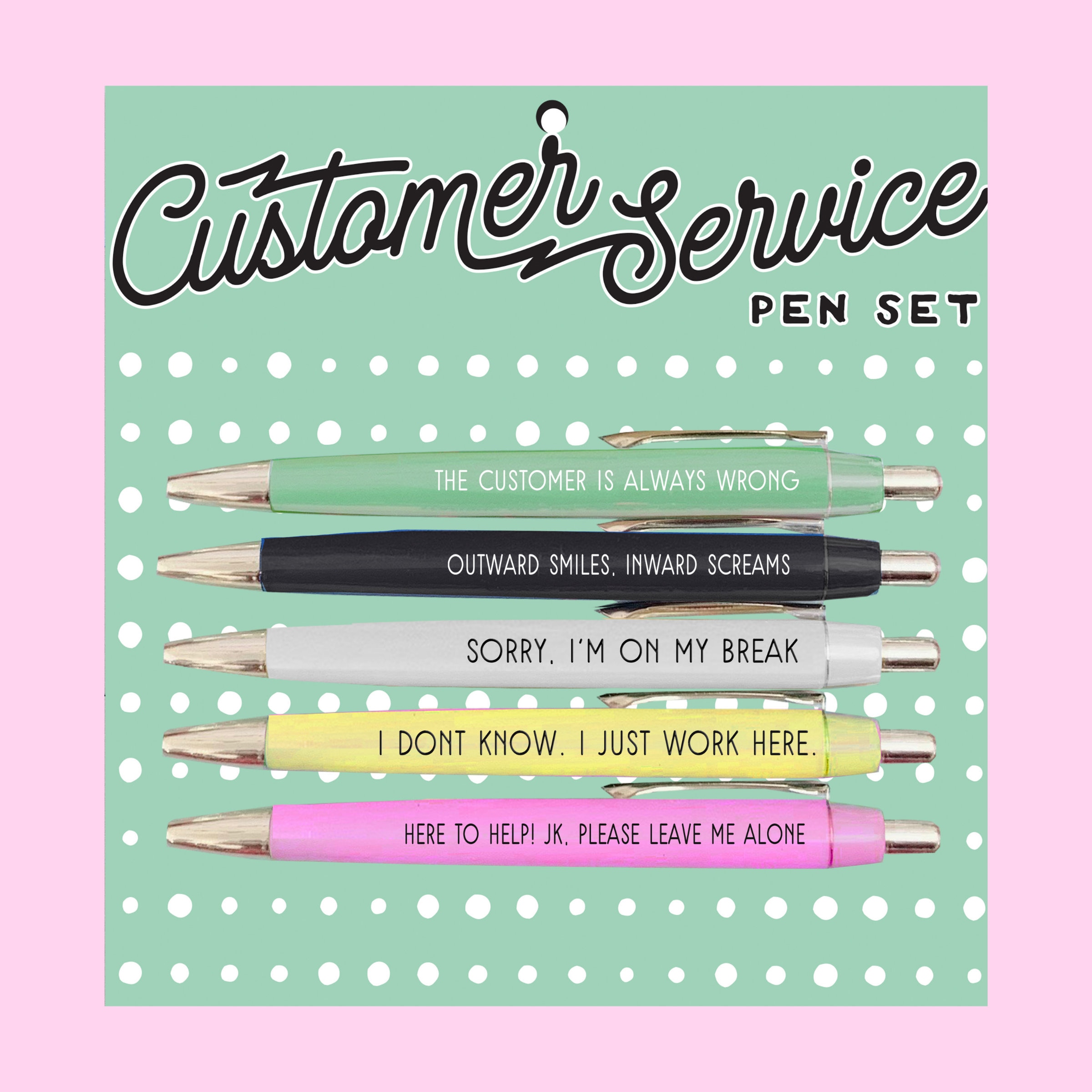 Sarcasm Pen Set