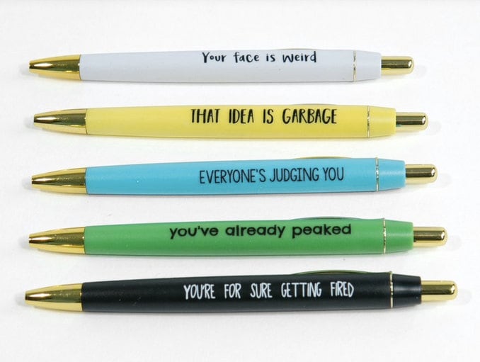 DEMOTIVATIONAL PEN SET – Full Circle Gifts & Goods