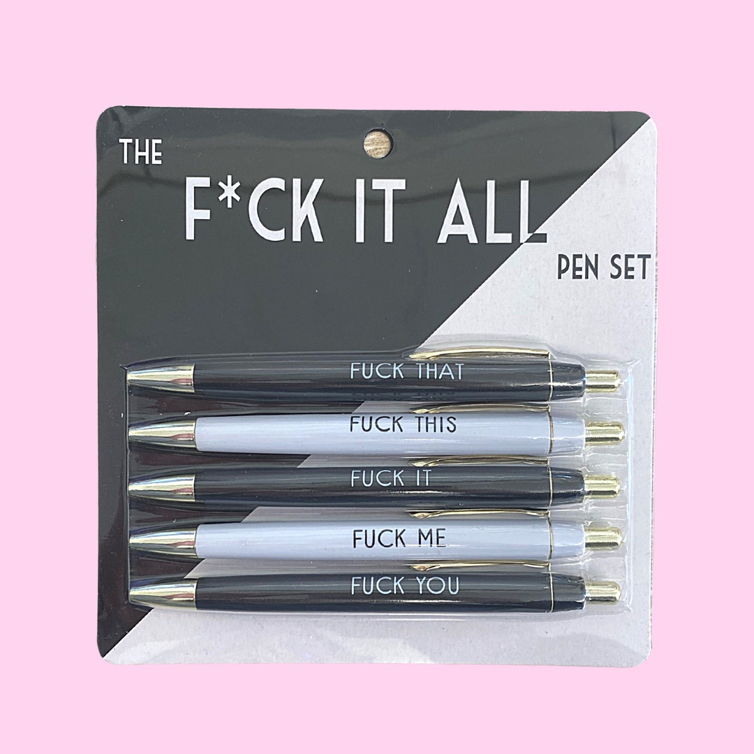 Fuck If I Know - Pen Set – Bella Vita Jewelry