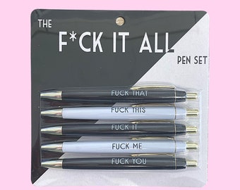 F*ck It All Pen Set