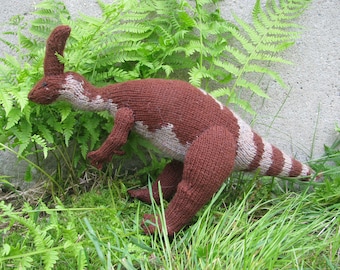 Parasaurolophus Knitting Pattern