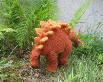Stegosaurus Knitting Pattern