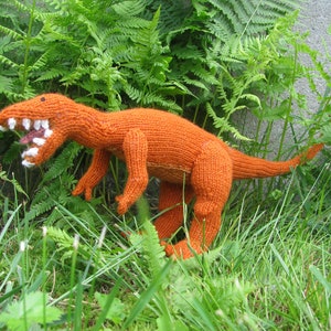 Utahraptor Knitting Pattern