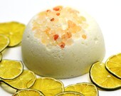 Zensations Bath Bomb, Himalayan Pink Salt bomb,  Lime bath bomb, Lemongrass bath bomb