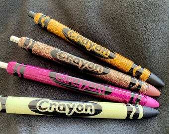 Stylos crayons gel dans des couleurs aléatoires