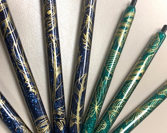 Gold foil ballpoint pens - single color