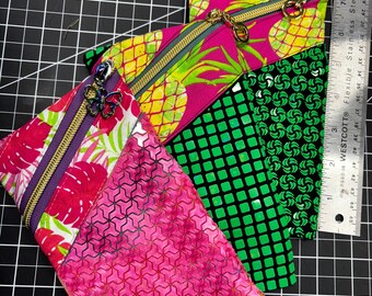 Pencil bag with 3D printed fabric