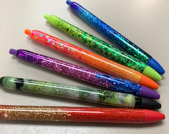 Glitter gel pens