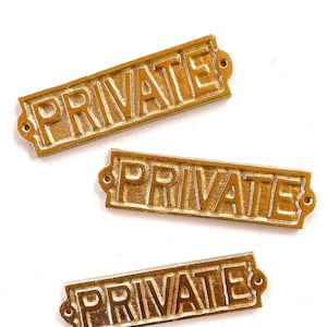 Private Door Sign, Private Property Sign, Drive-way Sign, Metal Sign, Rustic Sign, No-trespassing