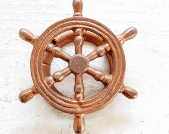 Nautical Ship Wheel Door Knocker, Home Decor, For The Home, Beach House, Nautical