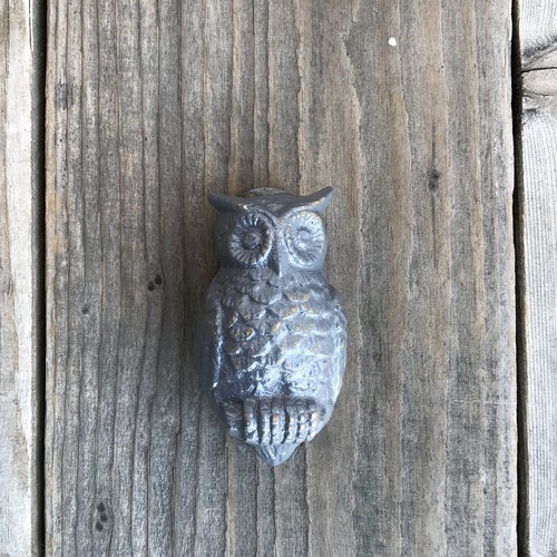 Owl Door Knocker Iron Decor Home Decor Front Door Decor Etsy