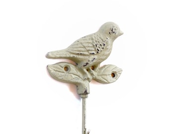 Bird Wall Hook Home Decor For The Home Towel Holder Scarf Holder, Sage Green Individually Sold