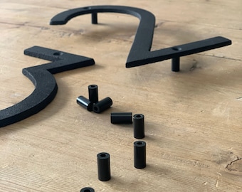 Sign Offsets, Spacers, Set of 2, For Floating House Numbers, 1/2" Height 14mm