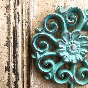 Flower Wall Hook, Home Decor, For The Home, Towel Holder, Key Hook, Ornate Decor