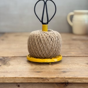 Twine and Scissor Holder For the Craft Room Farmhouse Style For the Florist