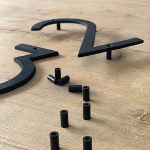 Sign Offsets, Spacers, Set of 2, For Floating House Numbers, 1/2&quot; Height 14mm