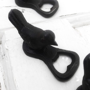 Metal Bottle Opener, Bird Home Decor, Wedding Favor