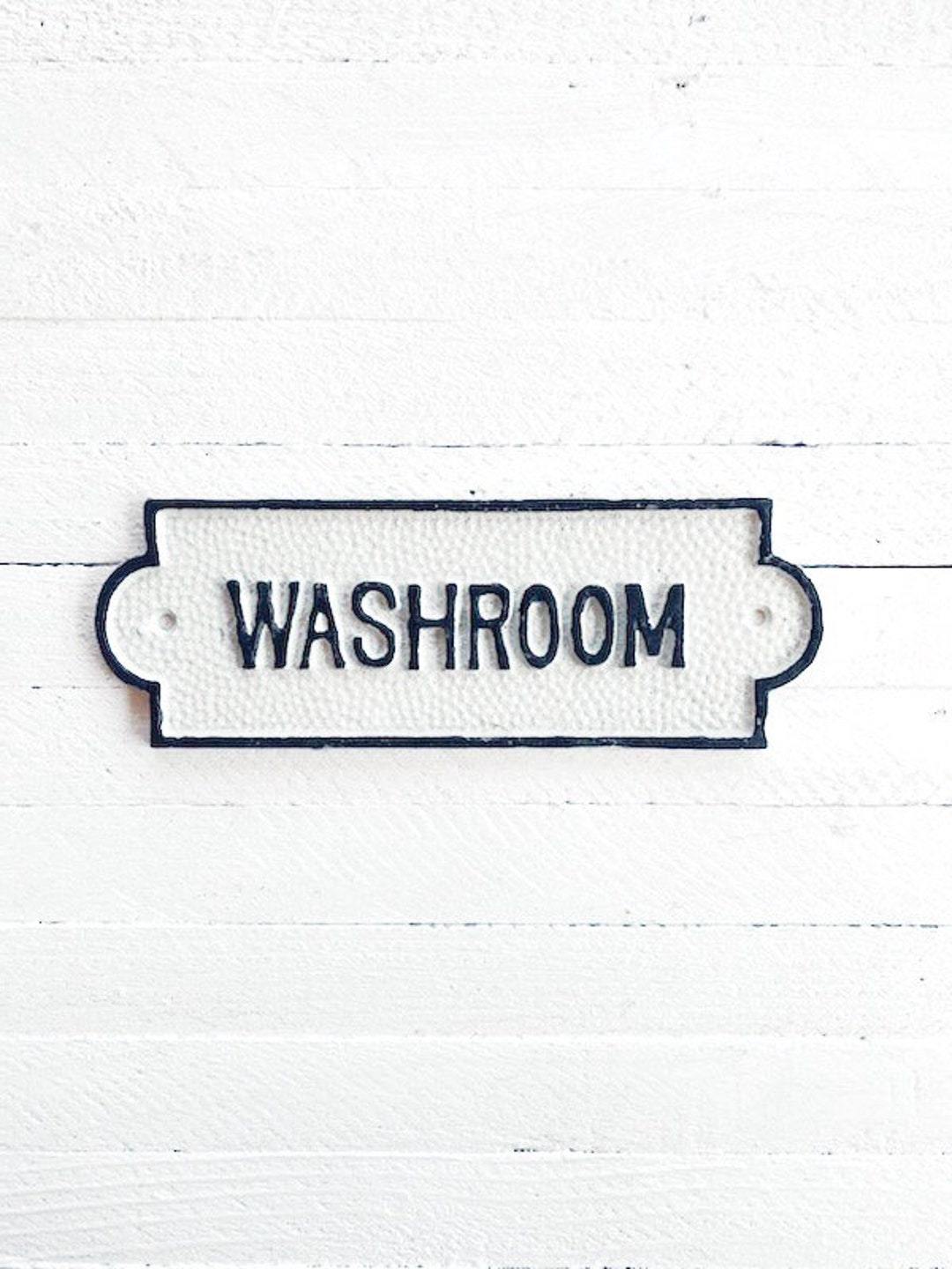 Washroom Sign French Bathroom Door Sign Door Plaque Vintage Etsy