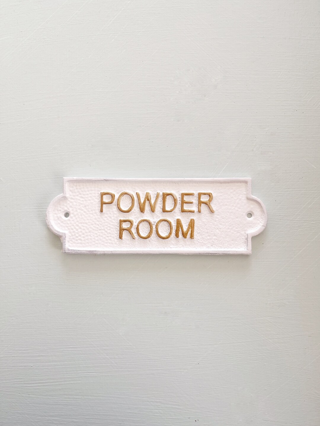 KPSheng Vintage Makeup Room Door Sign/Plaque 6\"x12\" Hanging Wall Art Makeup Art Home Wood Decor, Decorative Funny Sign,Garden Sign