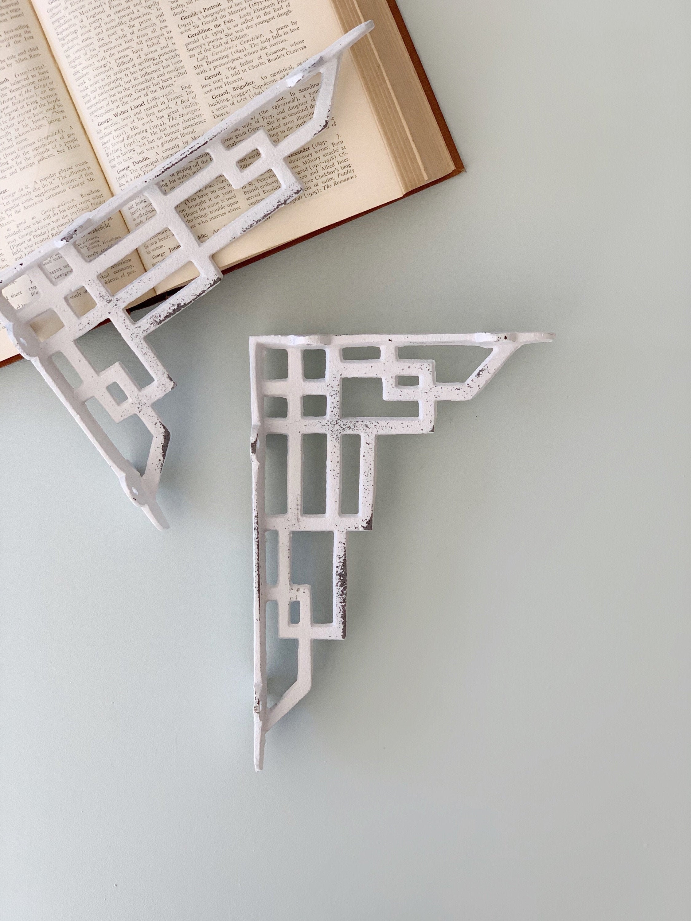 Brackets for Shelves, Extra Large, Set of 2, Modern Home Decor, Open Shelf Kitchen
