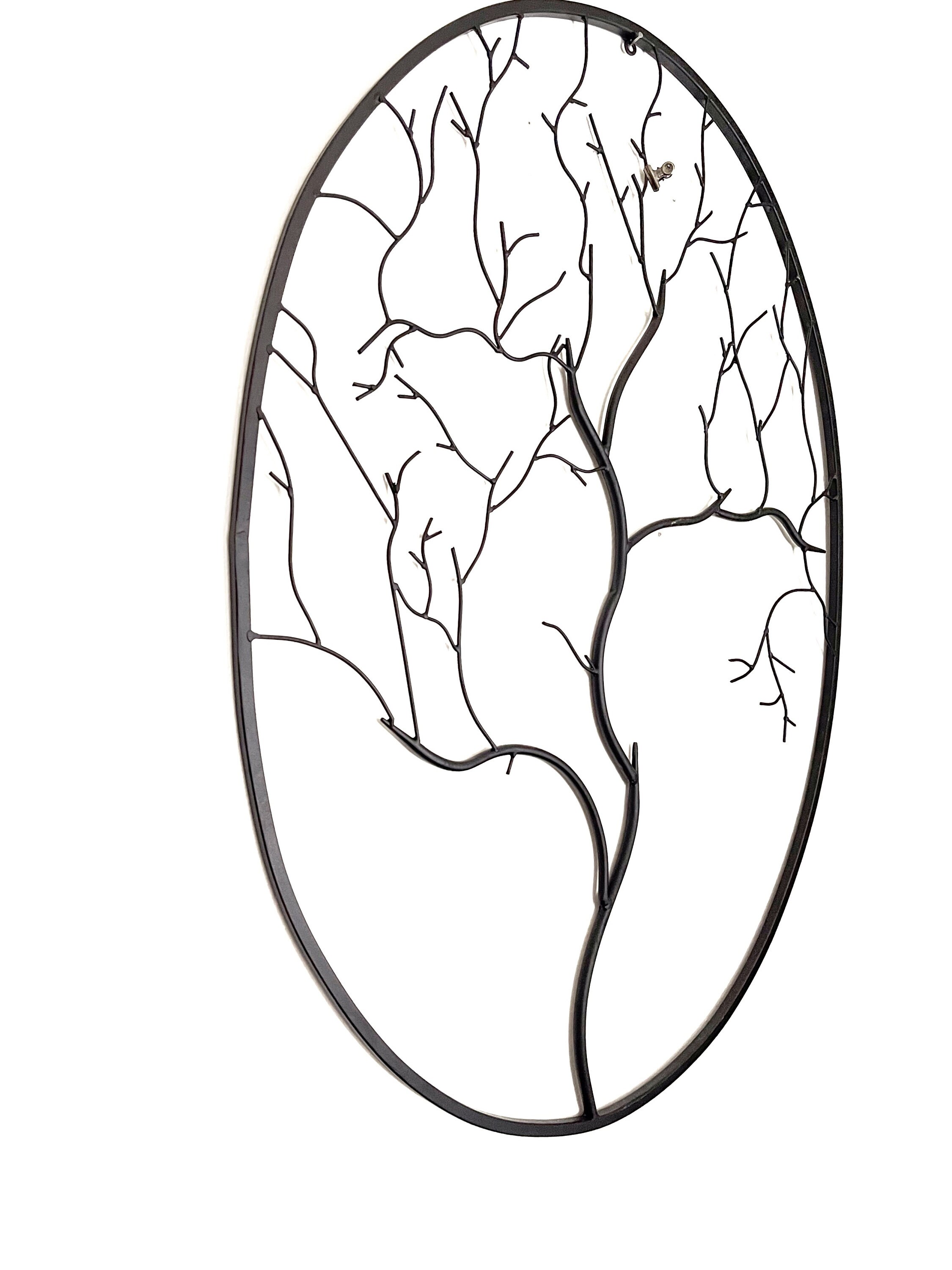 Metal Tree Wall Art Wall Decor Metal Tree Wall Decorwedding Etsy