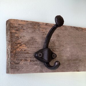 Modern FarmHouse Hook, Industrial Metal Hook, Towel Hook, Iron Coat Hook, Small Hook, Key Hook, Bathroom Hook, Hook Only image 2