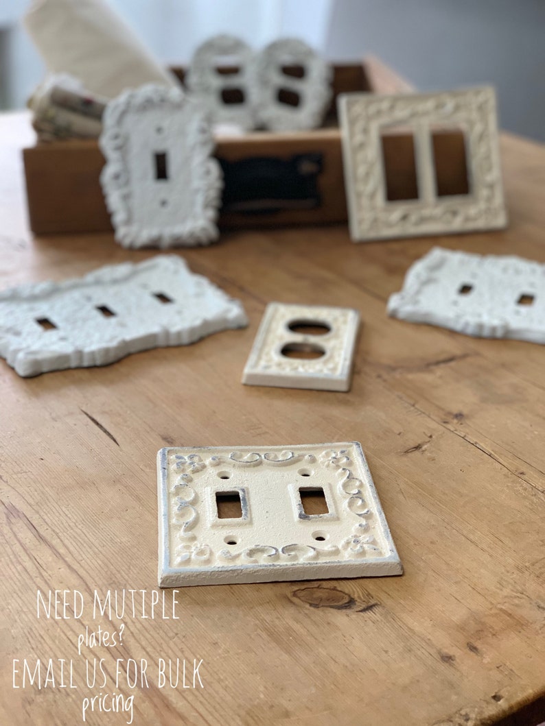 Quad Light Switch Covers Cast Iron Switch Cover GFI Plate Etsy