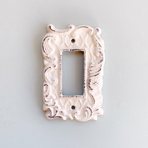 Single Rocker Light Switch Covers, Cast Iron Switch Cover,