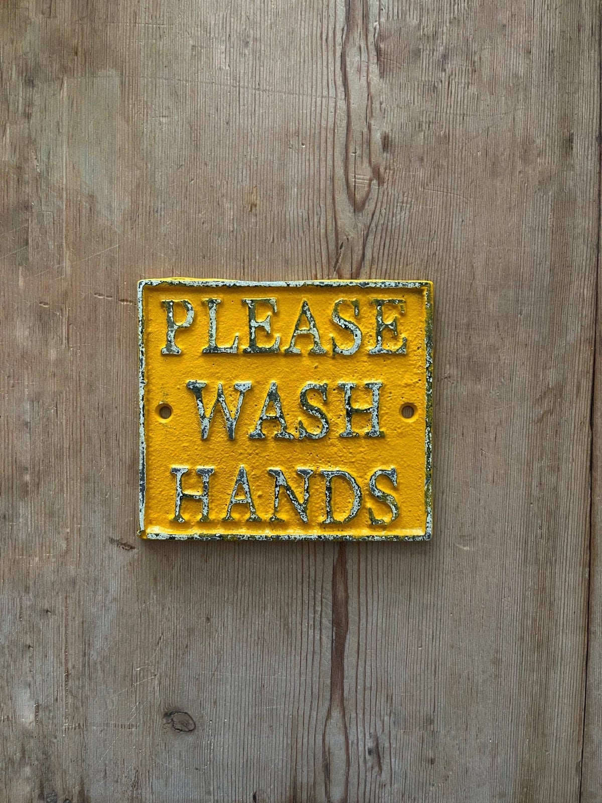 Please Wash Hands Sign, Washroom Sign, Metal Sign, Bathroom Sign