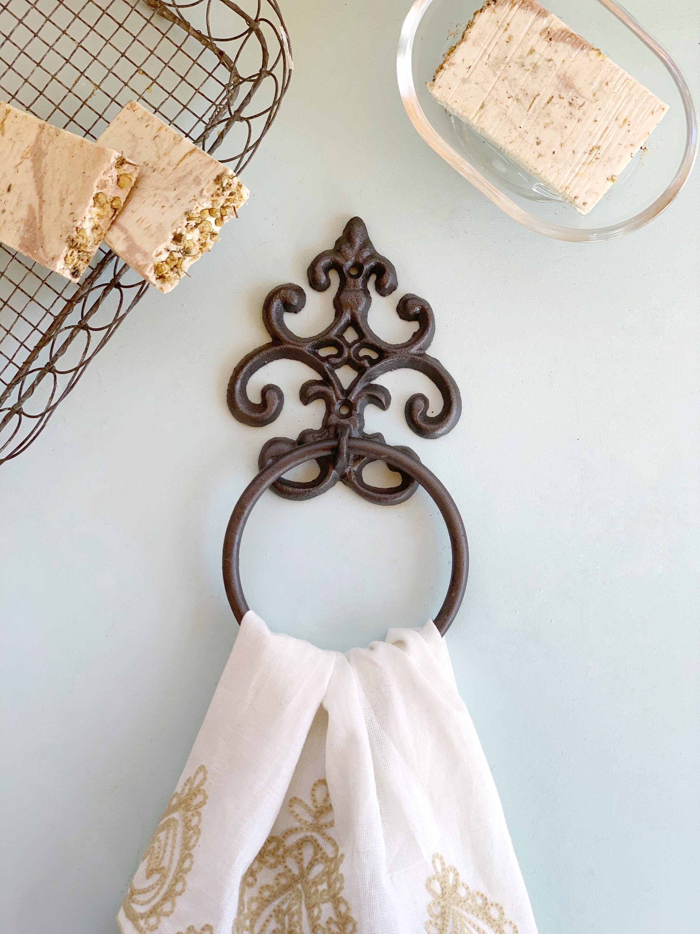 Hand Towel Holder, Metal Towel Holder, Metal Towel Ring, Metal Holder