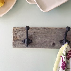 Modern FarmHouse Hook, Industrial Metal Hook, Towel Hook, Iron Coat Hook, Small Hook, Key Hook, Bathroom Hook, Hook Only image 1