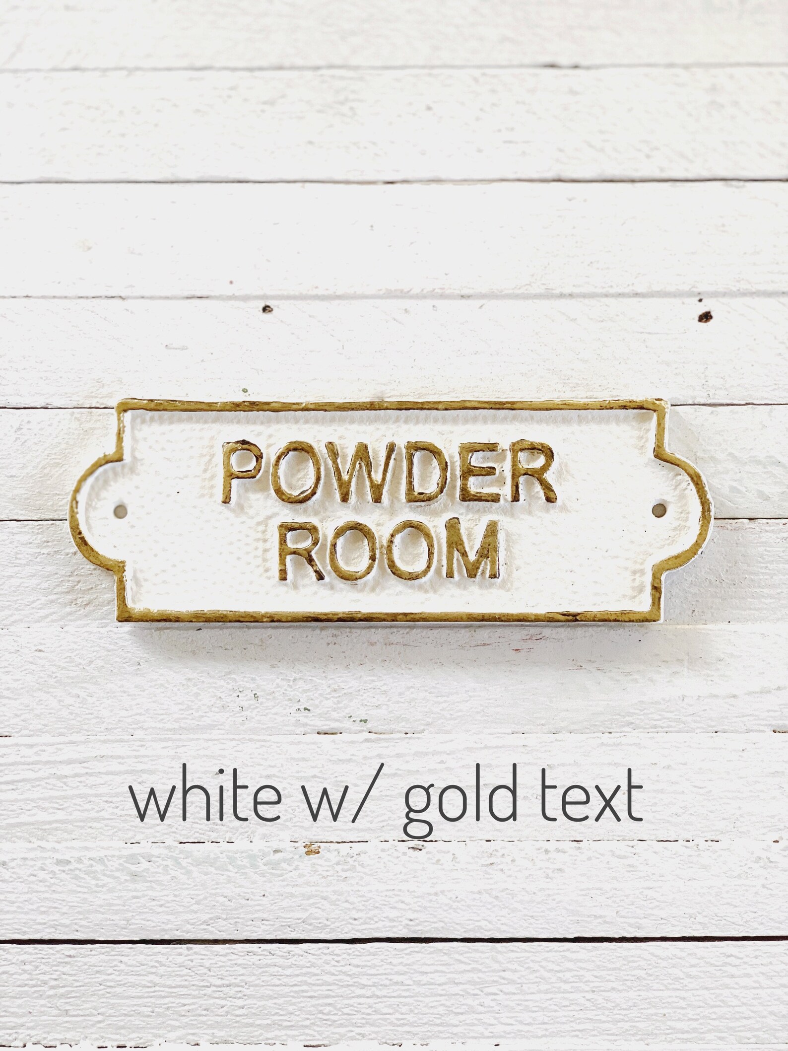 Powder Room Door Sign French Bathroom Door Sign Door Plaque - Etsy