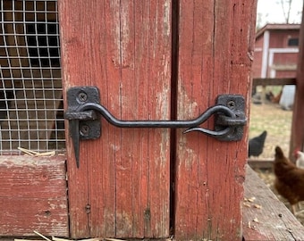 Metal Latch  Iron Latch Gate Lock Rustic Style Gate Latch Keeper