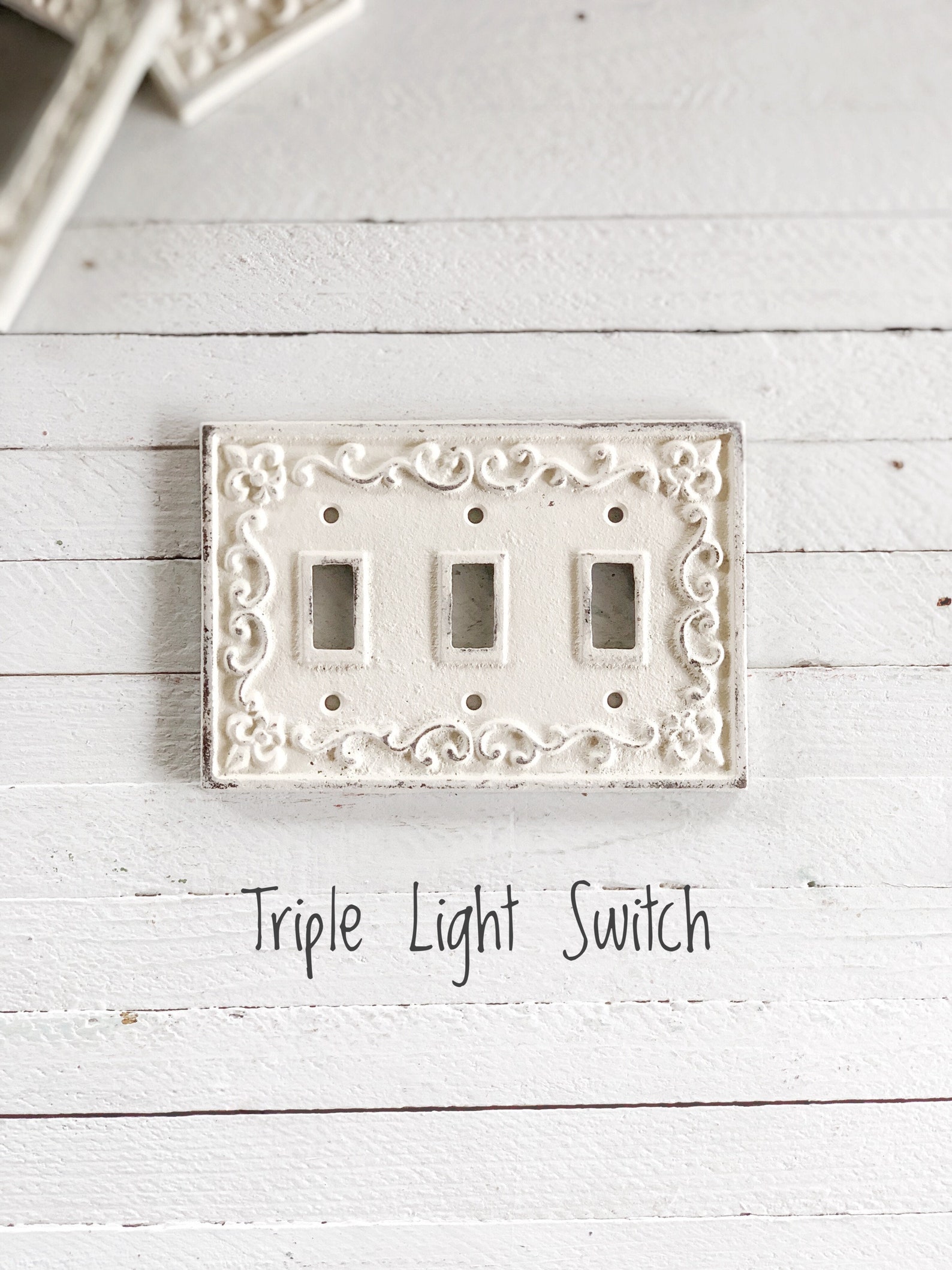 Single Rocker Light Switch Covers Cast Iron Switch Cover Etsy