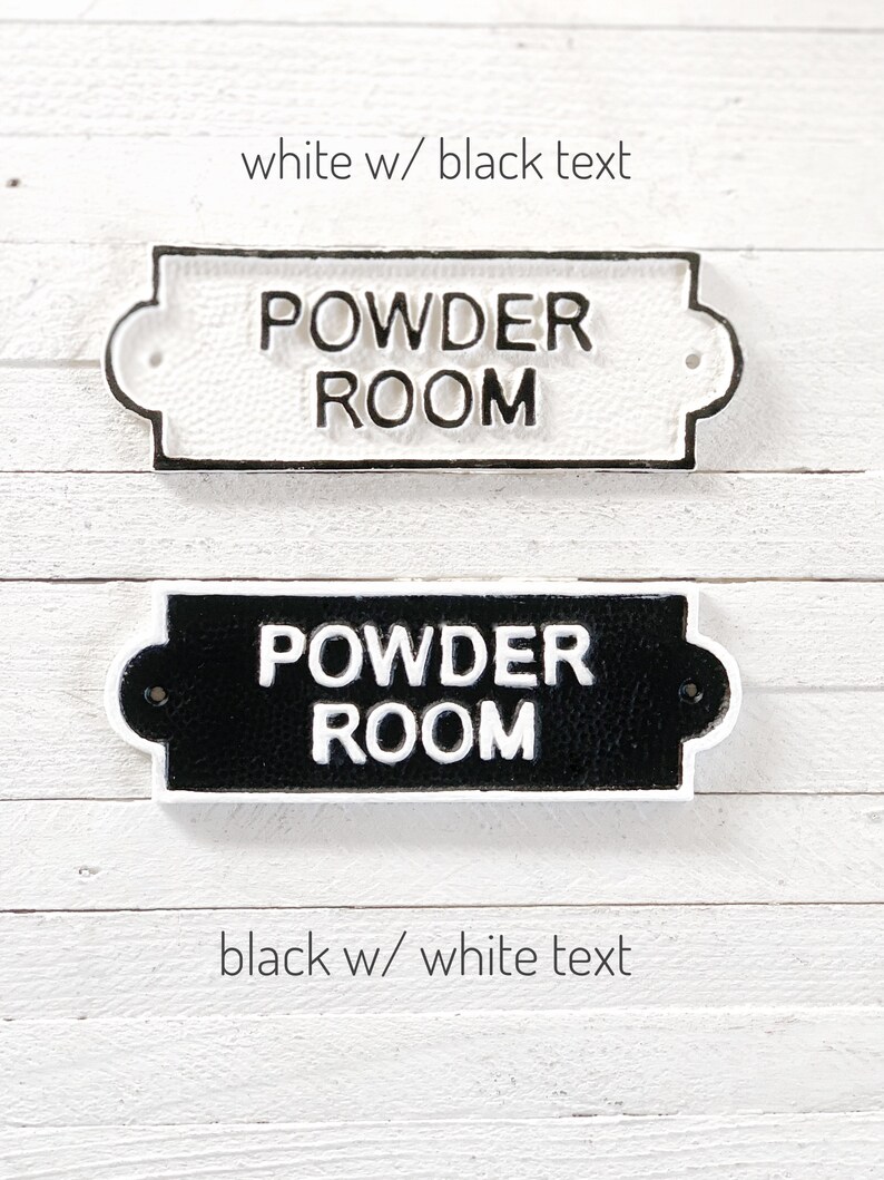 Bathroom Door Sign French Bathroom Door Sign Door Plaque Etsy