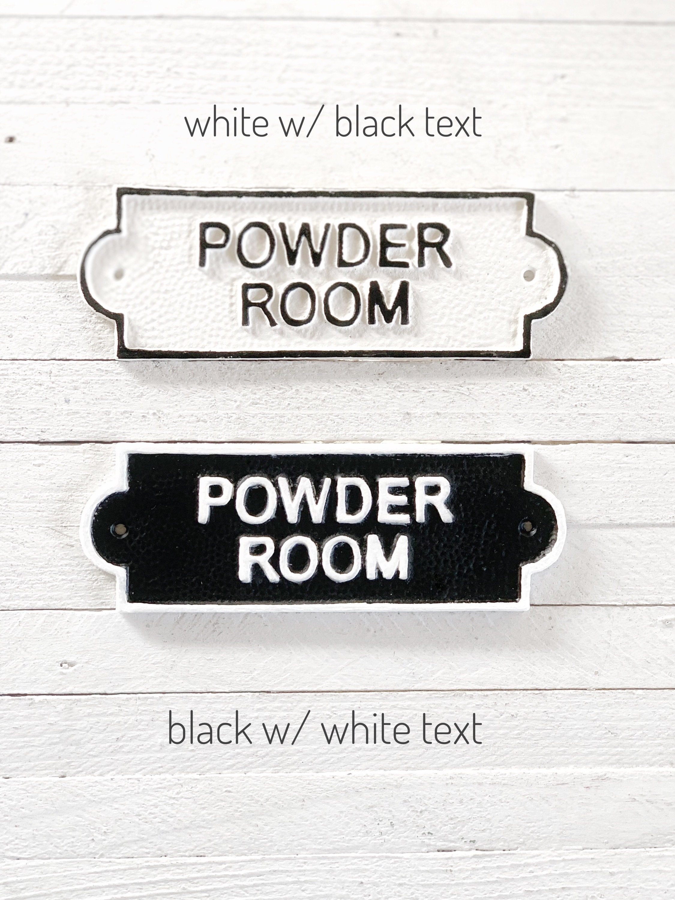 Bathroom Door Sign French Bathroom Door Sign Door Plaque Etsy