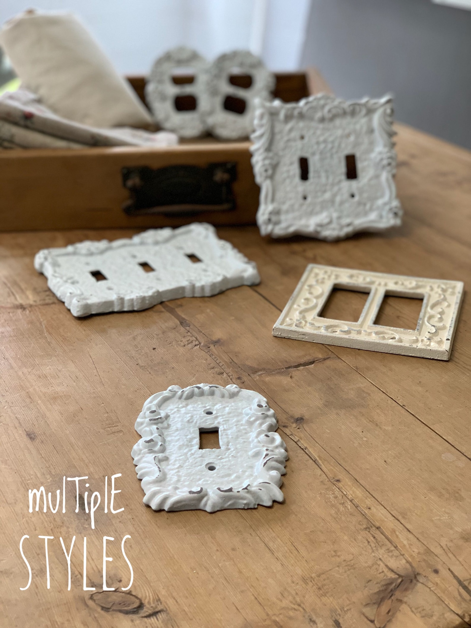 Double Rocker Light Switch Covers Cast Iron Switch Cover Etsy