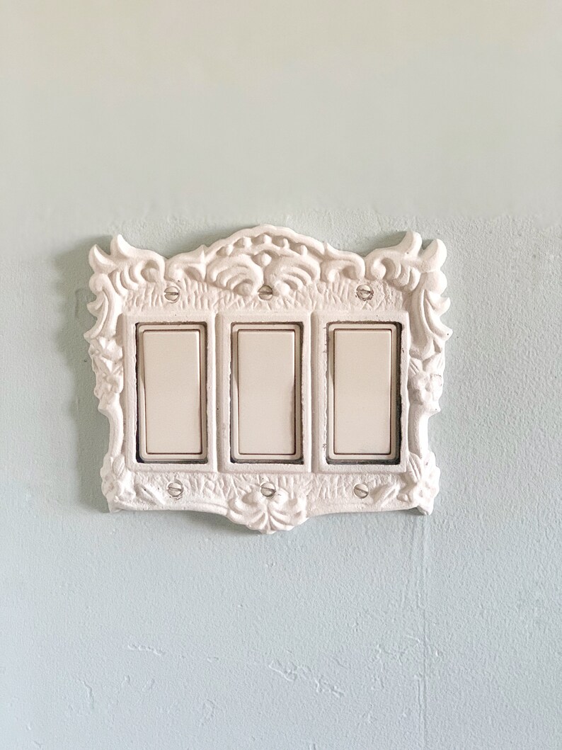 Quad Light Switch Covers Cast Iron Switch Cover GFI Plate Etsy