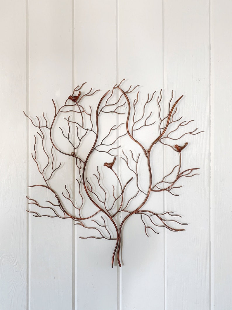 Metal Tree Wall Art Metal Wall Decor Tree Wall Decor Tree | Etsy