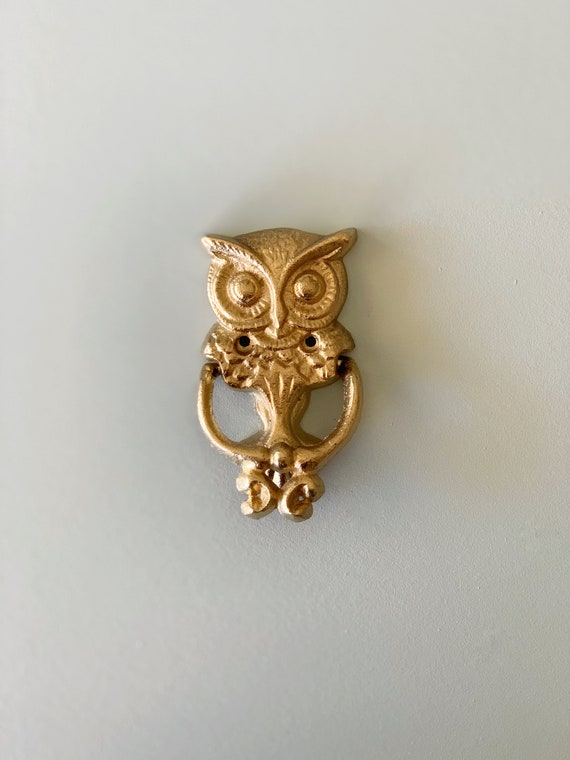 Owl Door Knocker Iron Decor Home Decor Front Door Decor Etsy