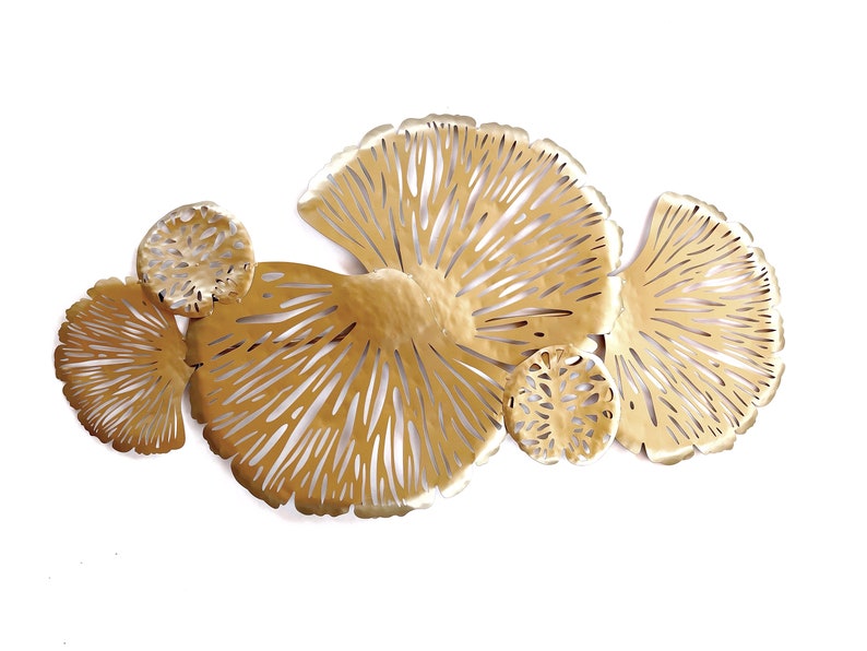 Metal Coral Reef Wall Art Gold Coral Wall Art Coastal Coral Etsy