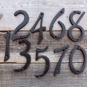 Metal House Numbers, Modern Style,Small House Numbers, Home Decor, For The Home, Classic Numbers