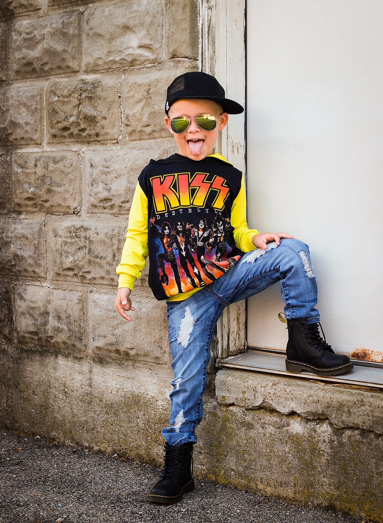 Rock band baby romper handmade baby clothes baby bodysuit Etsy