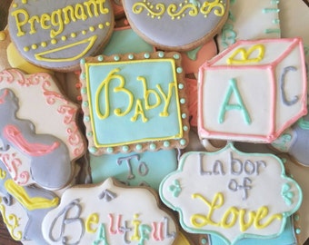 Baby Shower Cookies Etsy