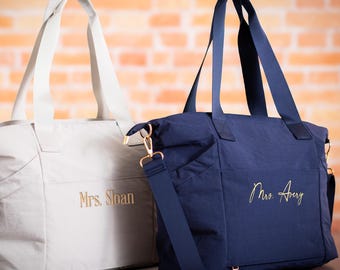 Bolso de mano personalizado para profesores, regalo para profesores, bolso de trabajo con compartimento para portátil, regalo de agradecimiento para profesores, bolso de hombro para la vuelta al cole.