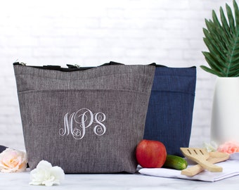 Meal Prep Bag, Back to School Lunch Bag, Insulated Lunch Tote, Monogrammed Lunch Cooler, Personalized Lunch Box, Girls Lunch Bag, Lunch Pack