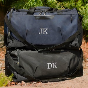 Personalized Groomsmen Gift Duffel Bag, Groomsman Gift Sports Gym Travel Overnight Bag, Groomsmen Duffel Bag Gift, Custom Duffel Bag image 1