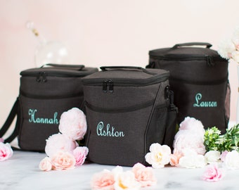 Personalized Lunch Cooler Bag, Personalized Teacher's Appreciation Gift, Monogrammed Insulated Lunch Cooler, Custom Soft Sided Cooler