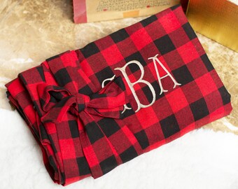 mens buffalo plaid robe